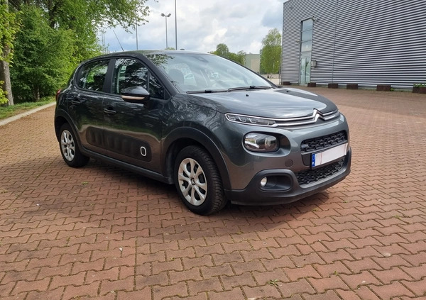 Citroen C3 cena 37700 przebieg: 118000, rok produkcji 2017 z Myszyniec małe 529